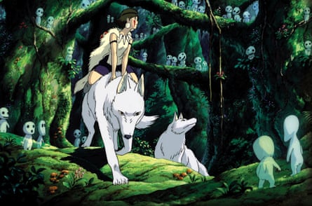 A still from Studio Ghibli’s classic Princess Mononoke.