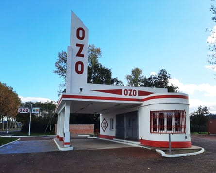 The Ozo petrol station restored to its former glory.