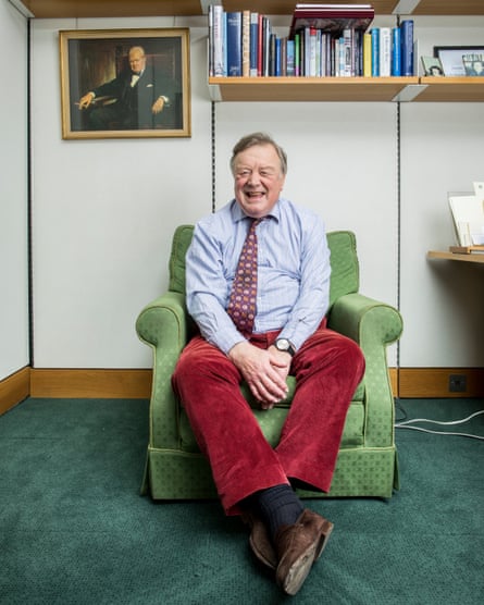 ‘I don’t want to fall into the [trap] of wandering around, positively welcoming gloom and disaster’ … Clarke at his office in Portcullis House.