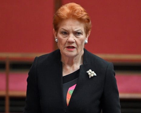 Pauline Hanson, leader of One Nation