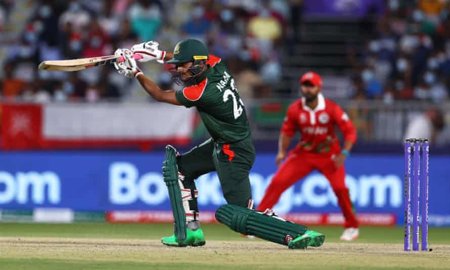 Bangladesh's Mohammad Naim helps get his team back on track with 64 of 50 balls.