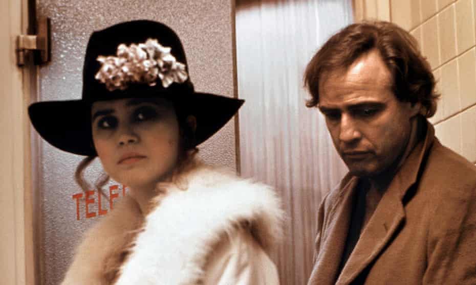 Marlon Brando and Maria Schneider in the film Last Tango in Paris