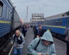 Russian strike on passenger train will not deter Ukraine’s backers, Nato chief says