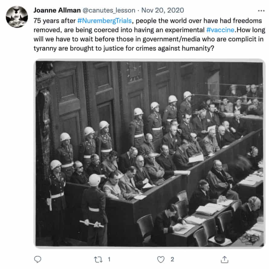 From Joanne Allman’s Twitter account.