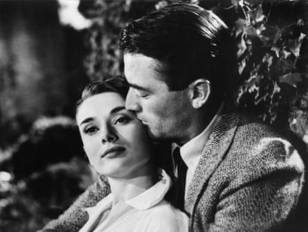 Audrey Hepburn and Gregory Peck in Roman Holiday.