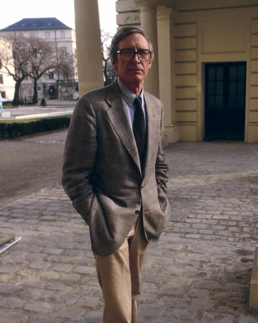 John Rawls in 1987 in Paris.