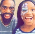 Tyson Gay with his daughter Trinity.