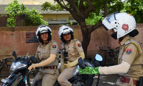 All-female police units are shaking up the male-dominated force in conservative India