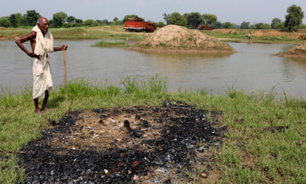 The cremation ground of Jatpura village