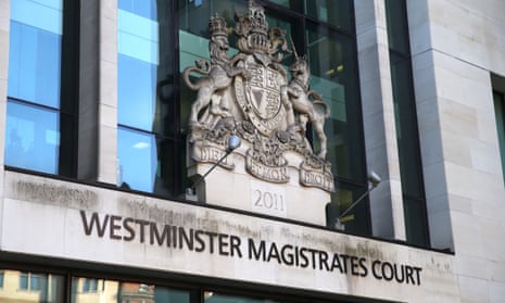 Westminster magistrates court.