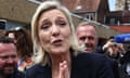 Marine Le Pen votes in Henin-Beaumont in the first round of the French legislative elections