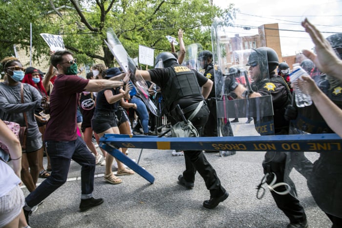 They Set Us Up Us Police Arrested Over 10 000 Protesters Many Non Violent Us News The Guardian