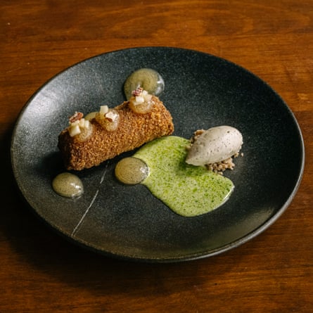 You must try Natty’s deep-fried apple crumble ‘for your own sense of wellbeing’ – at Natty Can Cook, SE24.