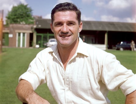Neil Harvey in his heyday when playing for Australia.