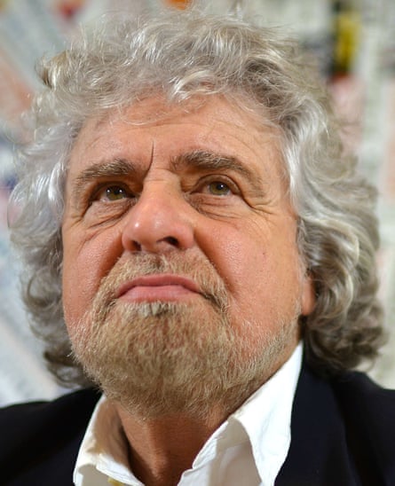 Beppe Grillo, founder of Italy’s Five Star Movement
