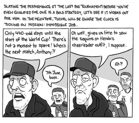 David Squires on … Thomas Tuchel adapting to life in the impossible job, panel 8