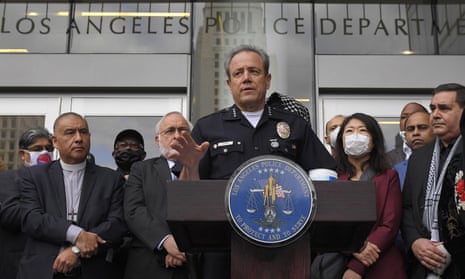 LAPD police chief Michel Moore in June 2020.