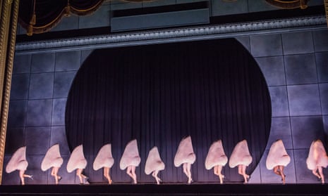 A scene from the Nose by Shostakovich at the Royal Opera House