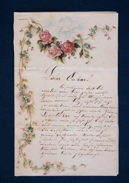 A letter beginning ‘Dear Oskar’