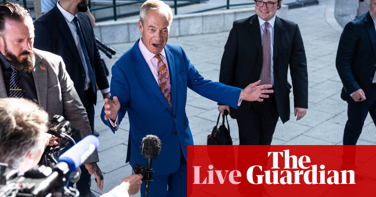 Labour, Tories and Lib Dems refuse to stand in byelection with Farage’s resignation labelled ‘desperate stunt’ – UK politics live