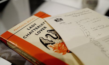 The judge’s annotated paperback copy from the Lady Chatterley’s Lover obscenity trial.