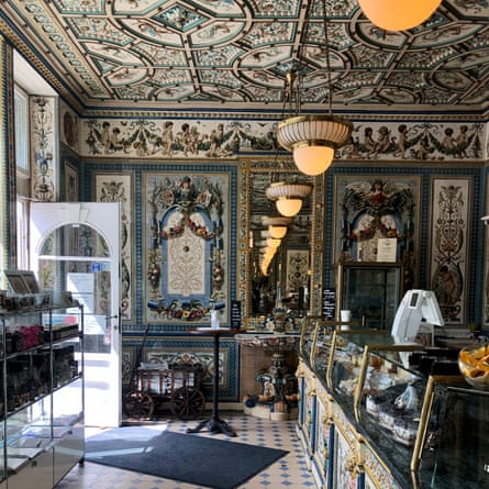 Tiled dairy interior