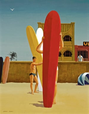 Surfer’s Bondi (1963) by Jeffrey Smart
