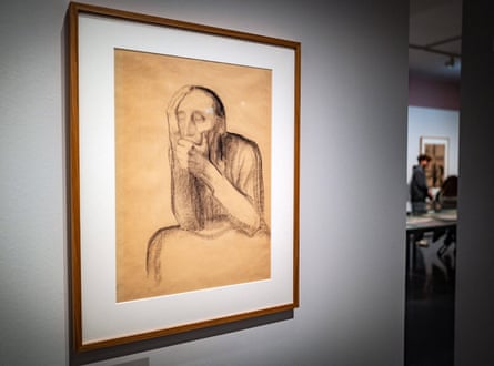 Art on a museum wall