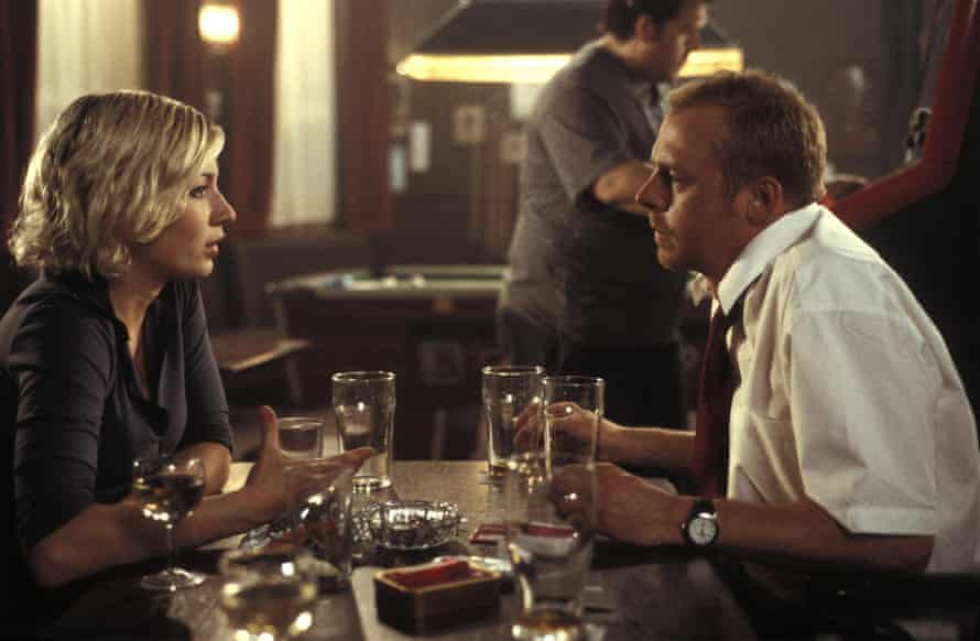 ‘We spent ages in the pub’ … Kate Ashfield and Simon Pegg.