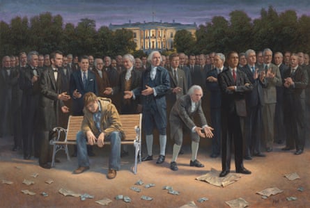 The Forgotten Man: a fitting oil painting for Trump's America ...