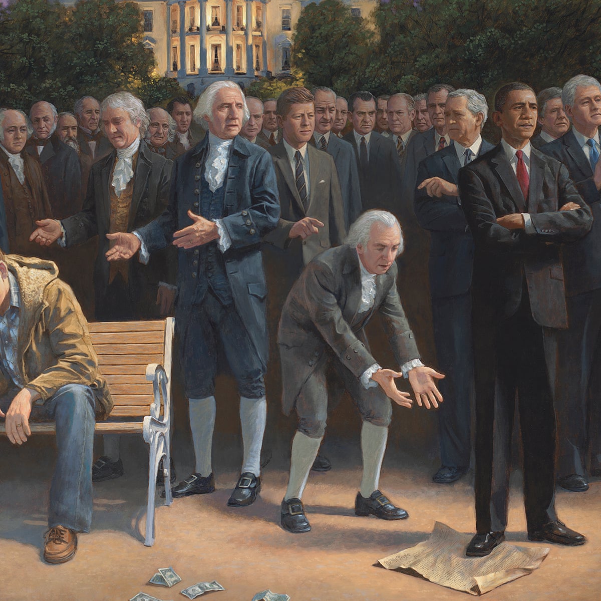 The Forgotten Man A Fitting Oil Painting For Trump S America