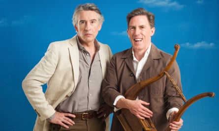 Don’t make a meal of it … Steve Coogan and Brydon in The Trip.