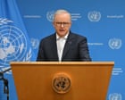 Albanese launches bid for UN security council seat and names former Murdoch aide to top diplomatic post