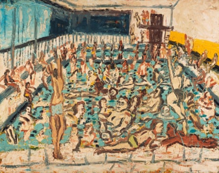 Children’s Swimming Pool, Autumn Afternoon, 1971, Leon Kossoff