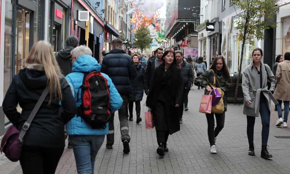 Shoppers in the West End of London in the buildup to Black Friday.