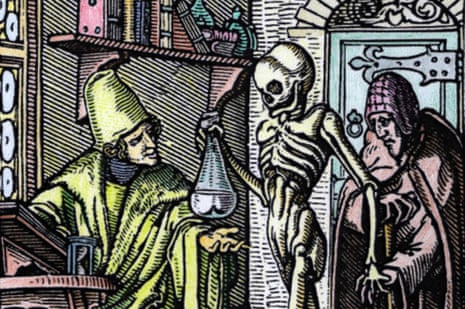 A time to die ... detail from The Dance of Death, a terrifying work by Holbein in which 34 souls meet their end.