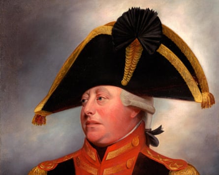 crop of painting of King George III