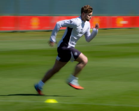 Matthijs de Ligt during a first team training session.