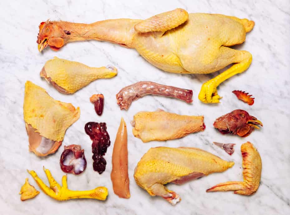 Chicken is a top 10 most-wasted food ingredient in UK. Here’s how to break down and cook a whole chicken with zero waste.