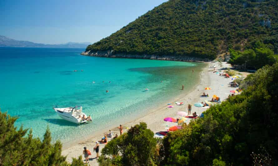 Divna beach on Peljesac Peninsula