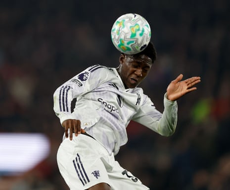 Kobbie Mainoo of Manchester United.