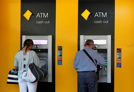 Commonwealth Bank of Australia ATMs in Sydney.