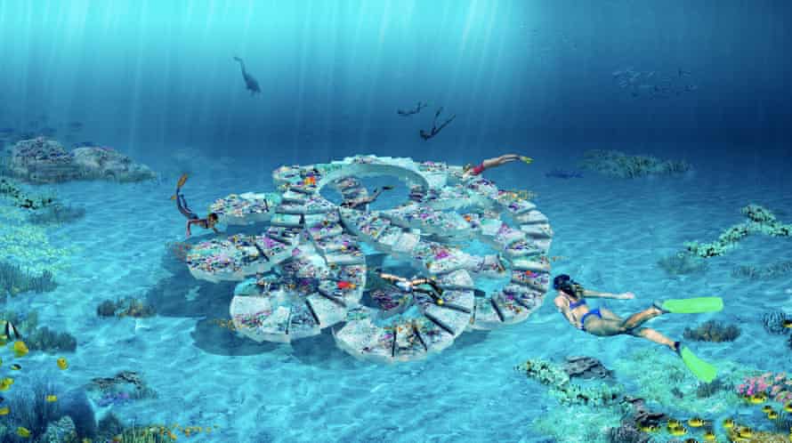 A rendering of the ReefLine