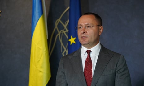 Ukrainian ambassador to Australia Vasyl Myroshnychenko.