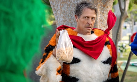 Hugh Grant as Thurl Ravenscroft, the actor playing Tony the Tiger, in Unfrosted