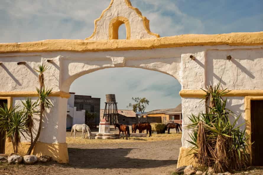 Chevaux en liberté à Fort Bravo