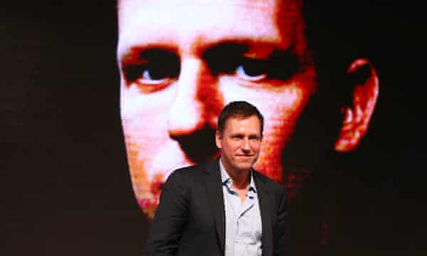 Peter Thiel, co-founder of PayPal, at a forum on entrepreneurship and investment in Beijing, 2015.