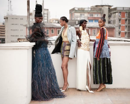 Looks from Kilentar, Fruché and Iamisigo at Lagos fashion week, 2025.