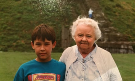 Green roots: James with his Welsh grandmother.