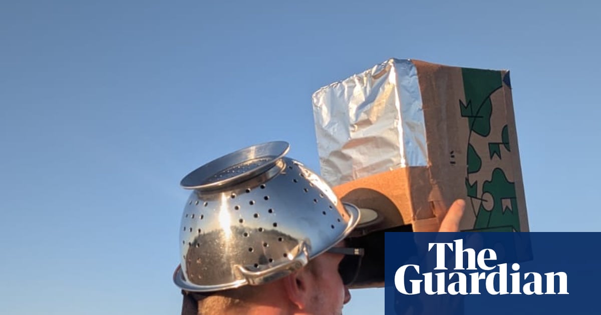 ‘The colander worked best!’ Guardian readers share their experience of the solar eclipse
